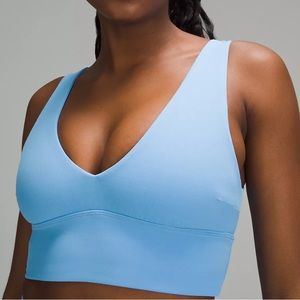 lululemon align sports bra in arrow blue